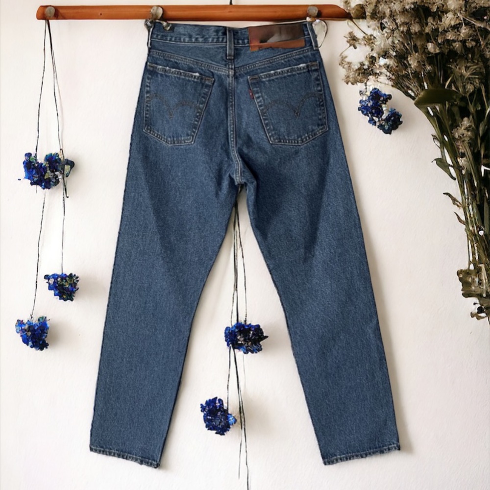Levi's Premium Wedgie Straight Jeans Size 27 - Picture 7 of 12